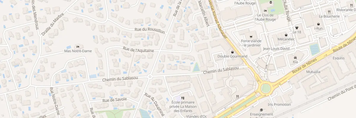 Plan du 25 Rue d’Aquitaine à Castelnau-le-Lez