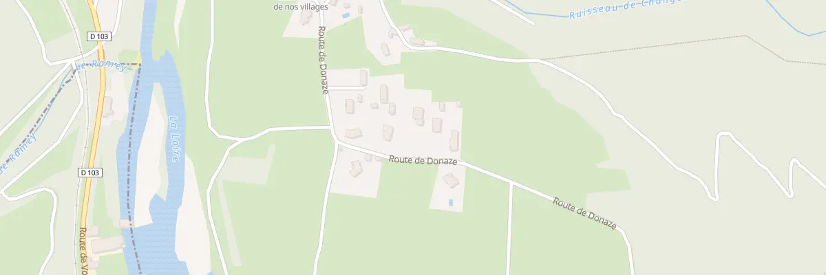 Plan du 25 Rte de Donaze à Vorey
