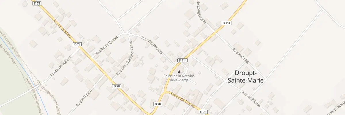 Plan du 13 Rue des Rosiers à Droupt-Sainte-Marie