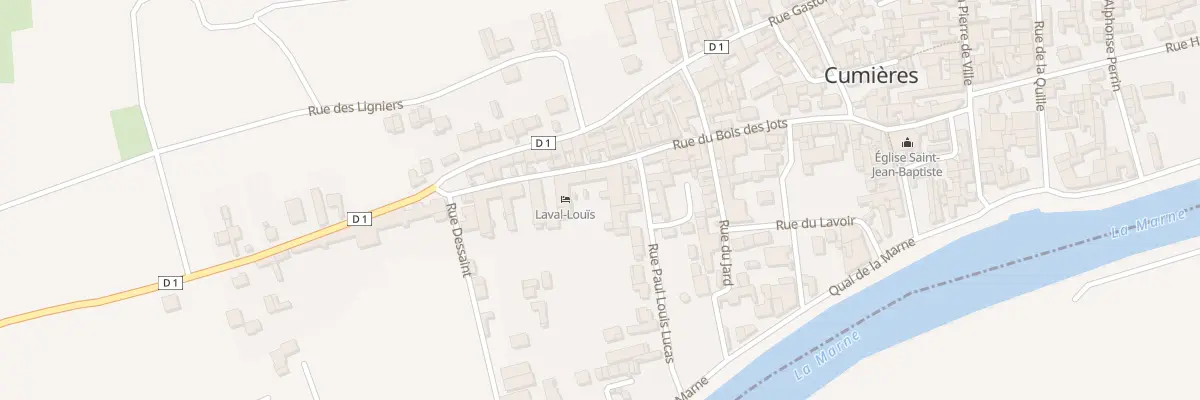 Plan du 297 Rue du Bois des Jots à Cumières