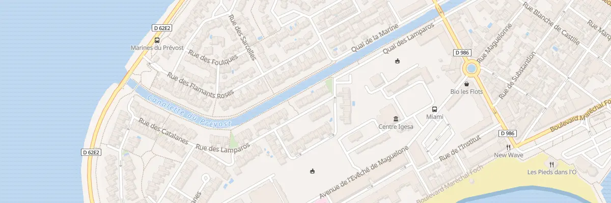 Plan du 59 Rue des Lamparos à Palavas-les-Flots