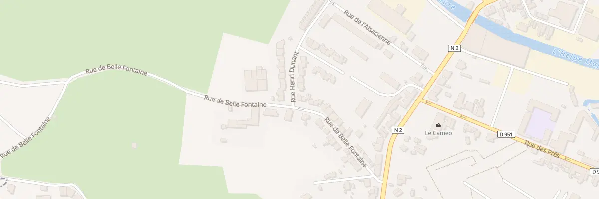 Plan du 24 Rue de Bellefontaine à Avesnes-sur-Helpe