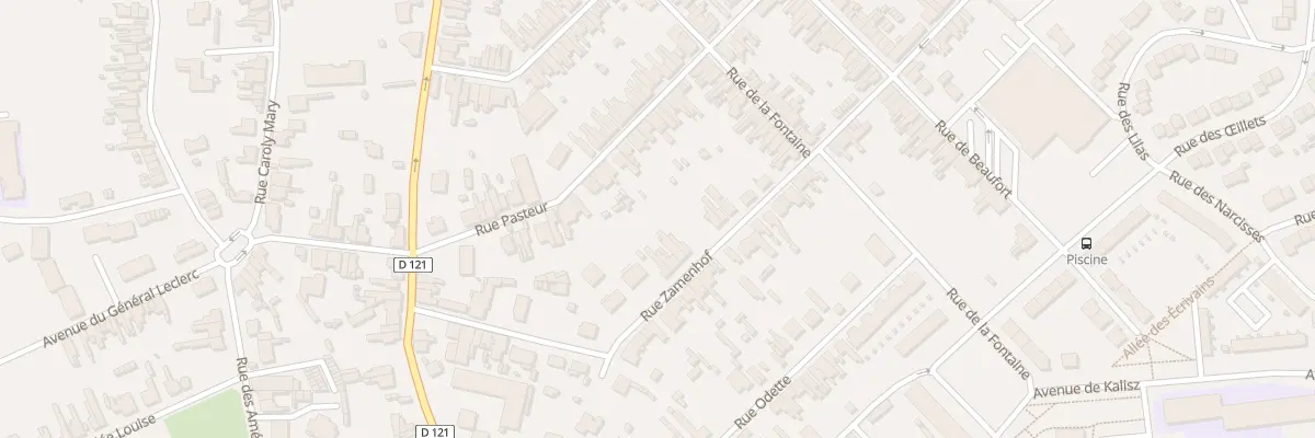 Plan du 48 Rue Zamenhoff à Hautmont