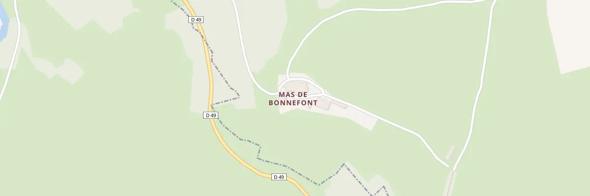 Plan du 5217 Bonnefond à Goudet