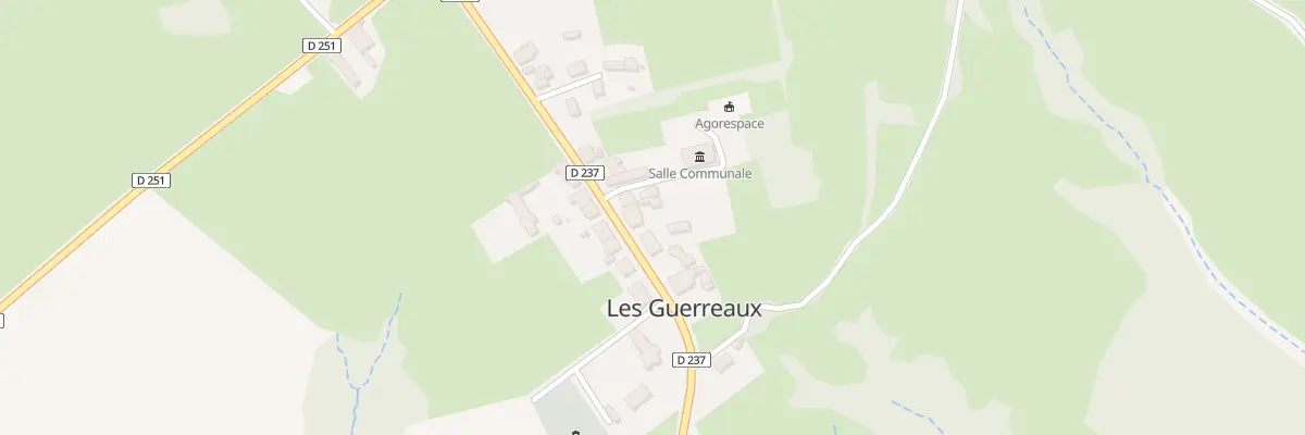 Plan du 259 Rte de Digoin aux Guerreaux