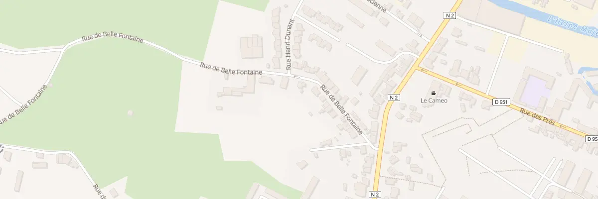 Plan du 21 Rue de Bellefontaine à Avesnes-sur-Helpe