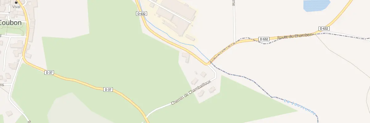 Plan du 9003 Che de Chambaillou à Coubon