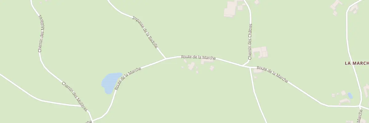 Plan du 1784 Rte de la Marche à Cremeaux
