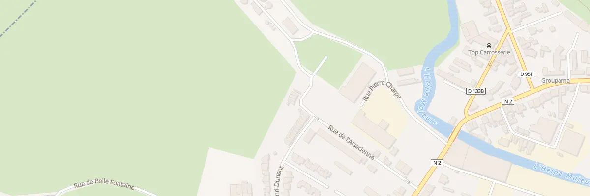 Plan du 6 Rue Alsacienne à Avesnes-sur-Helpe