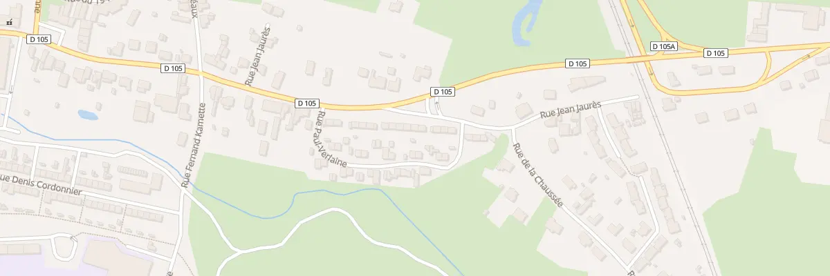 Plan du 94 Rue Jean Jaurès à Feignies