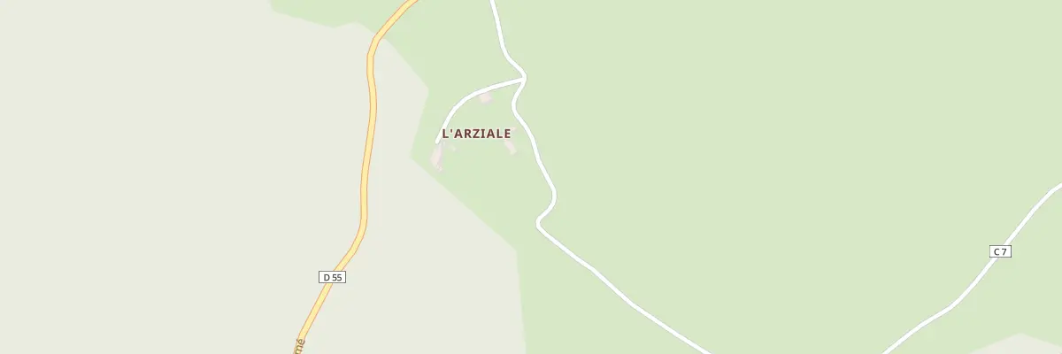 Plan du 190 Che de Poizat à Palogneux