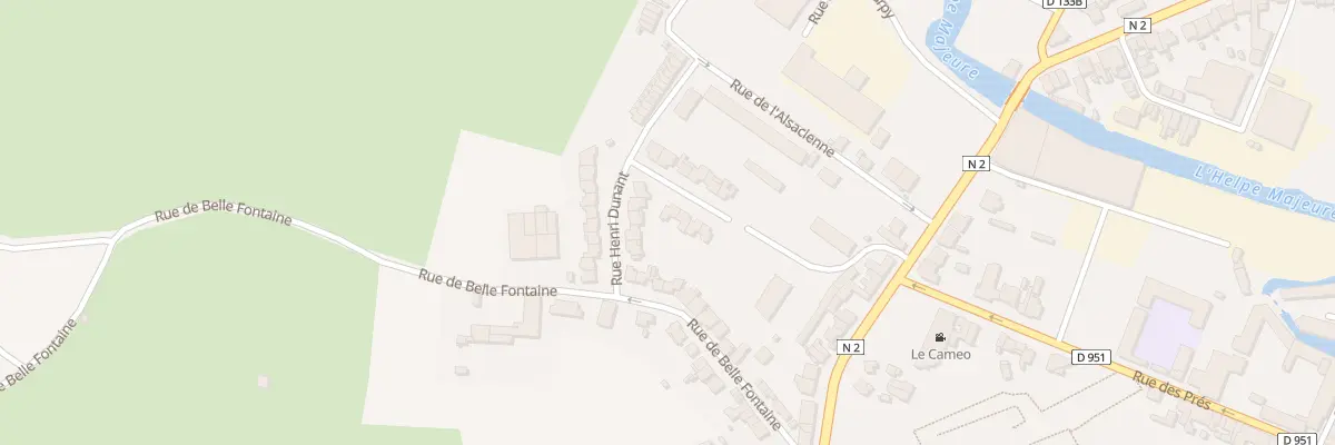 Plan du 12 Rue Henri Dunant à Avesnes-sur-Helpe