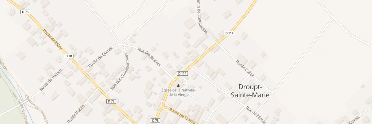 Plan du 7 Rte de Beaulieu à Droupt-Sainte-Marie