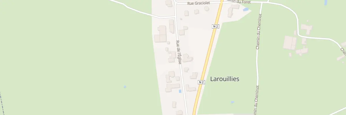 Plan du 13 Rue de l’Eglise à Larouillies
