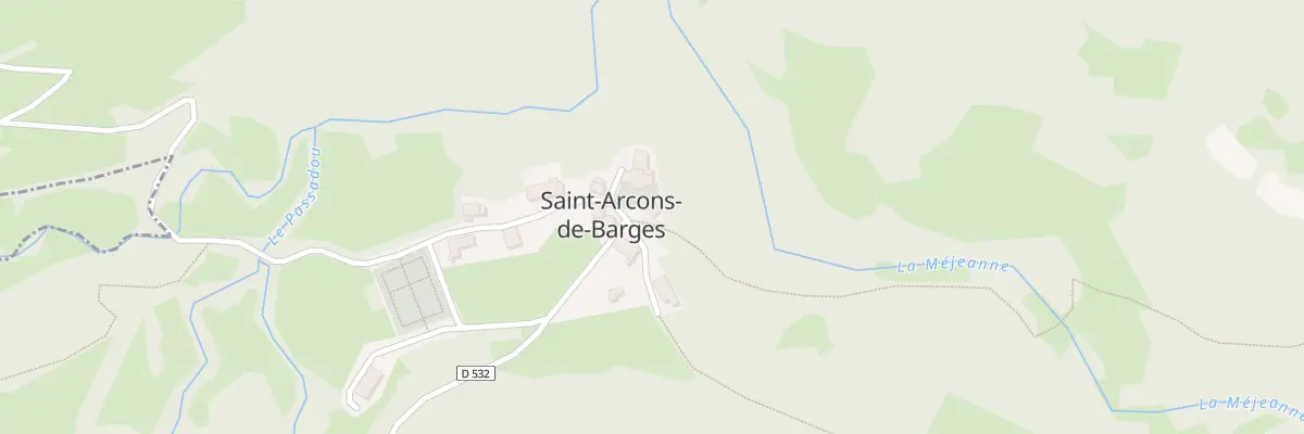 Plan du 5064 Le Bourg à Saint-Arcons-de-Barges