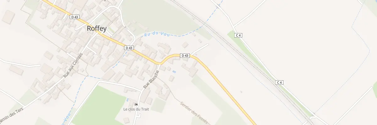 Plan du 22 Gr Grande Rue à Roffey
