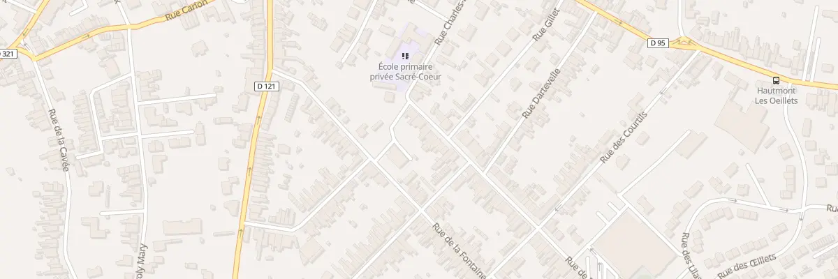 Plan du 30 Rue Beaufort à Hautmont