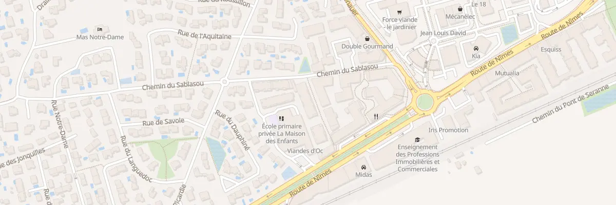 Plan du 470 Che du Sablassou à Castelnau-le-Lez