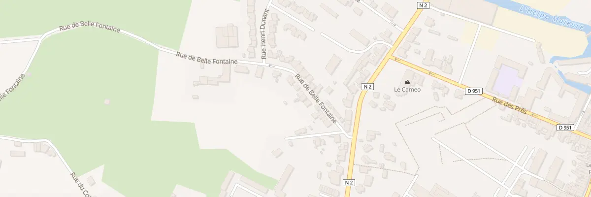 Plan du 15 Rue de Bellefontaine à Avesnes-sur-Helpe