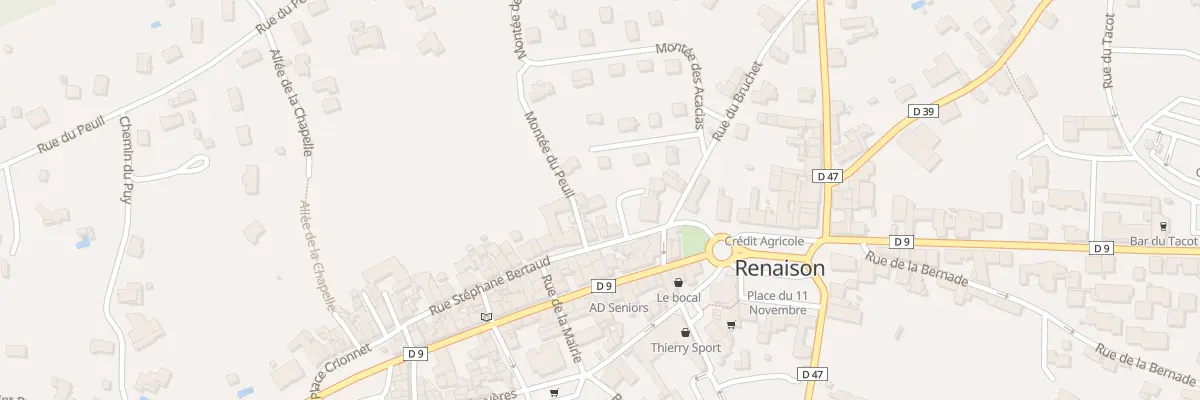 Plan du 48 Rue Stephane Bertaud à Renaison