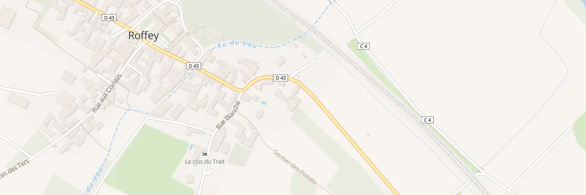 Plan du 26 Gr Grande Rue à Roffey