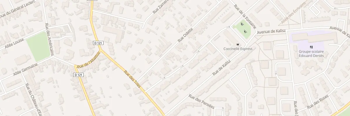 Plan du 30 Rue Odette à Hautmont