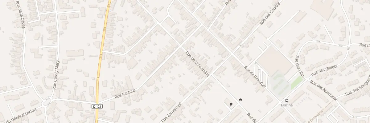 Plan du 70 Rue de la Fontaine à Hautmont