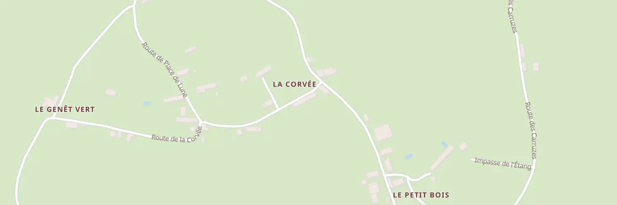 Plan du 1 Rte de la Corvée à Chiddes