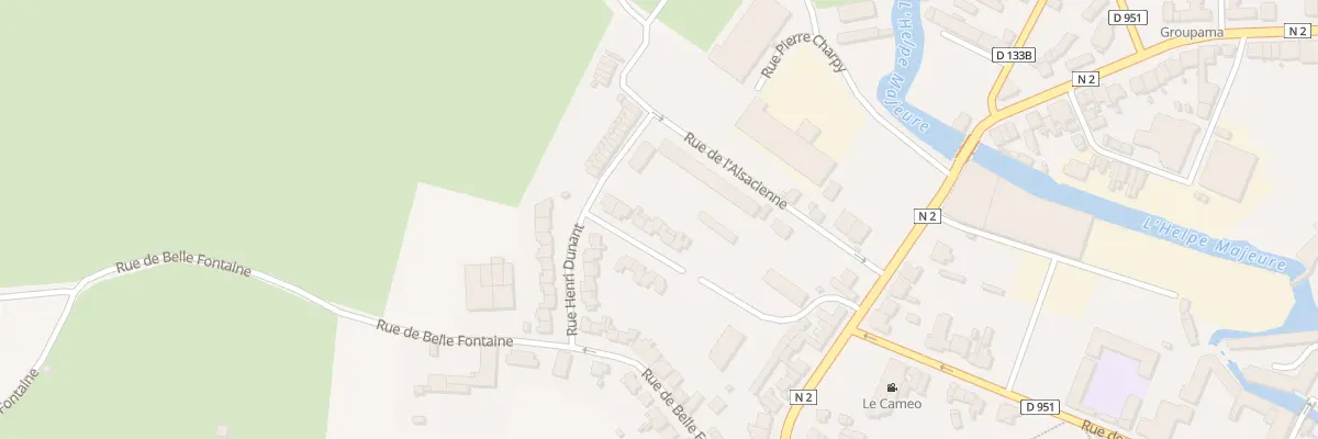Plan du 24 Rue Henri Dunant à Avesnes-sur-Helpe