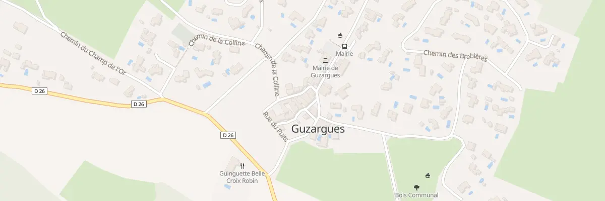 Plan du 64 Rue de la Glacière à Guzargues