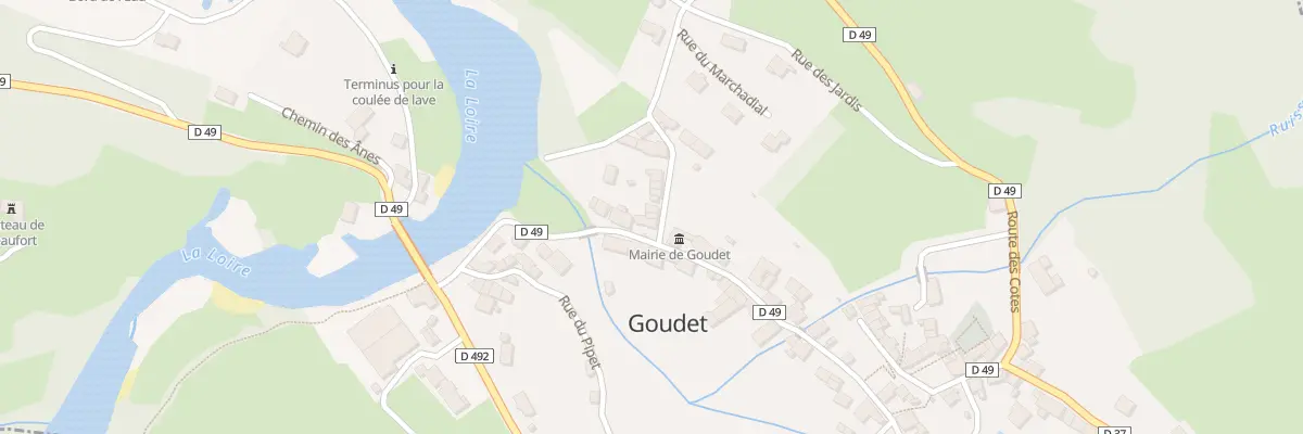 Plan du 5108 Le Bourg à Goudet
