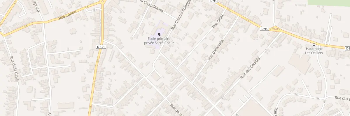 Plan du 29 Rue Beaufort à Hautmont
