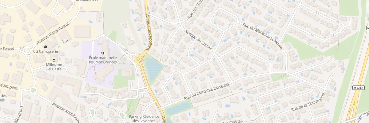 Plan du 3 Rue du Maréchal Bernadotte à Castelnau-le-Lez