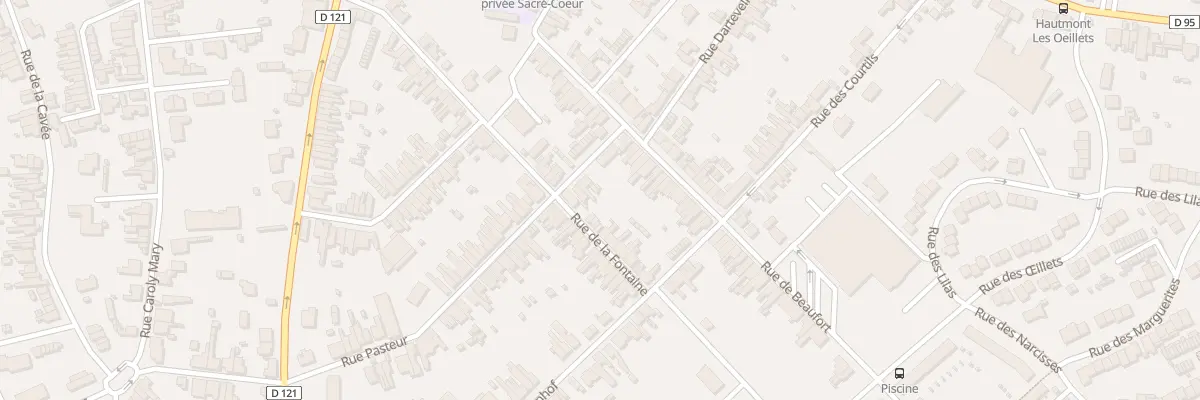 Plan du 168 Rue Pasteur à Hautmont