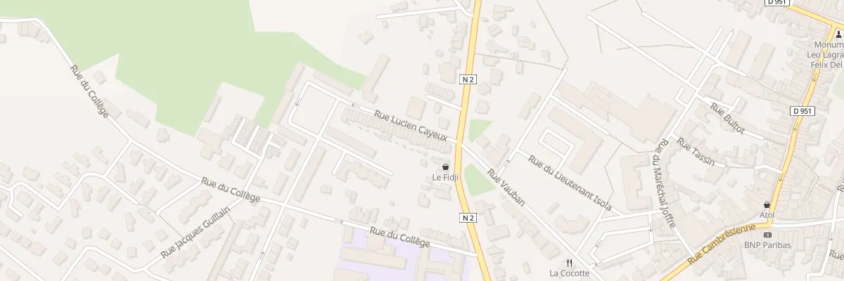 Plan du 15 Rue Lucien Cayeux à Avesnes-sur-Helpe