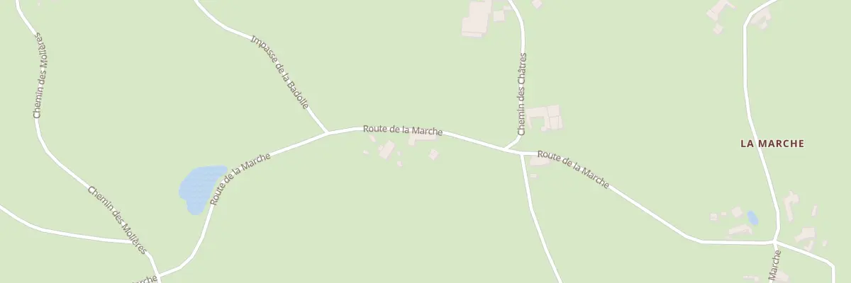 Plan du 1788 Rte de la Marche à Cremeaux