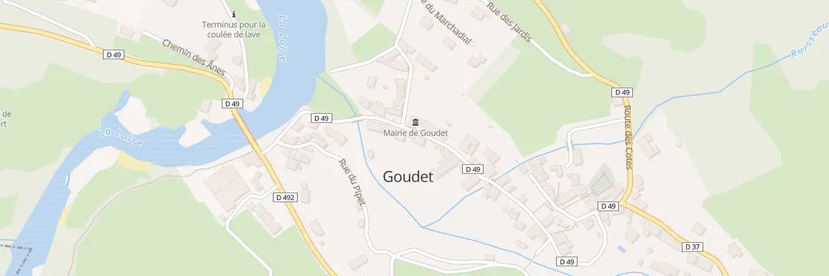 Plan du 5011 Le Bourg à Goudet