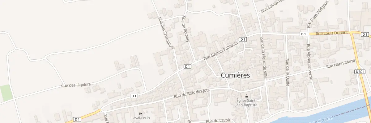 Plan du 168 Rue Gaston Poittevin à Cumières