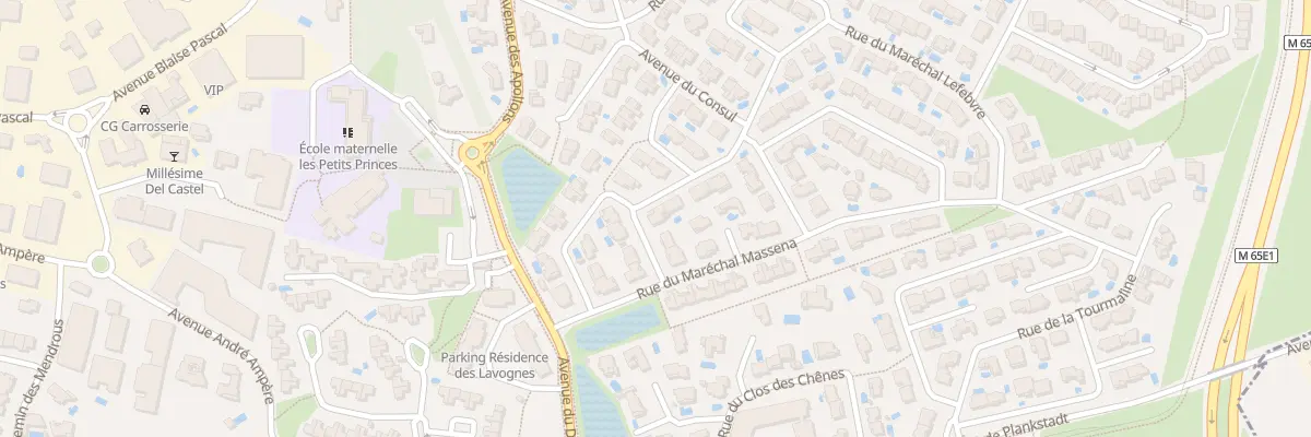 Plan du 8 Rue du Maréchal Marmont à Castelnau-le-Lez