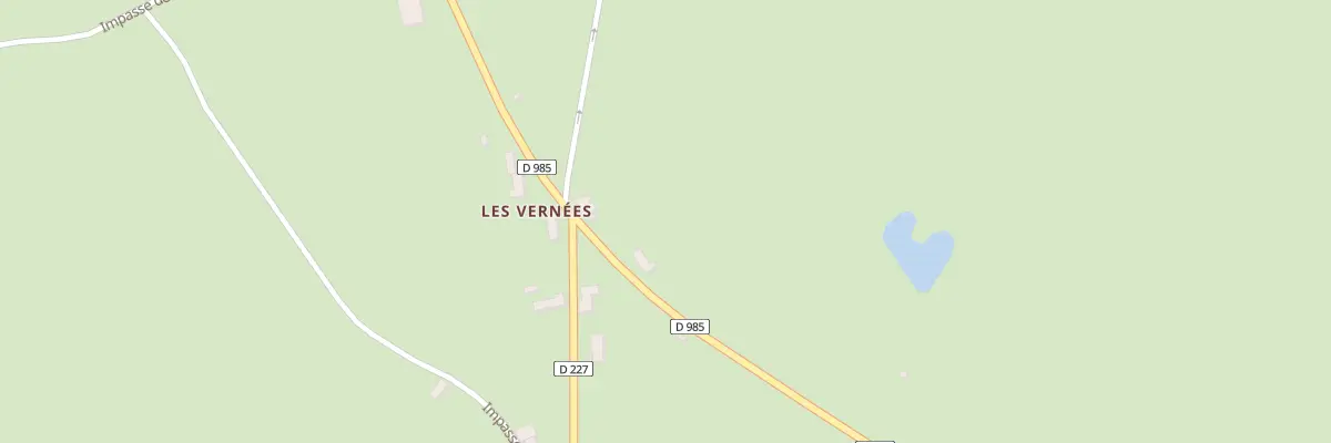 Plan du 6 Rte de St Honore à Chiddes