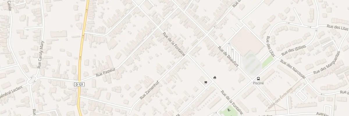Plan du 90 Rue de la Fontaine à Hautmont