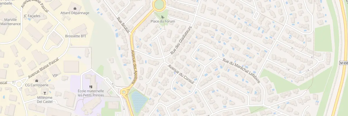 Plan du 4 Rue des Gladiateurs à Castelnau-le-Lez