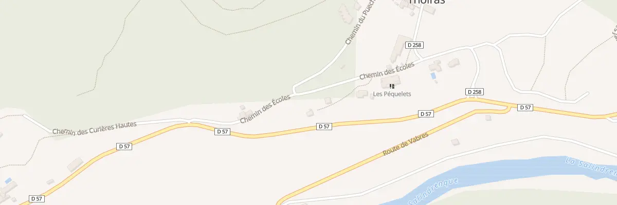 Plan du 5244 La Montee à Thoiras-Corbès