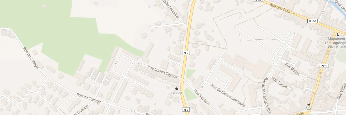 Plan du 41 Av du Pont Rouge à Avesnes-sur-Helpe