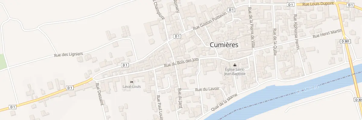 Plan du 188 Rue du Bois des Jots à Cumières