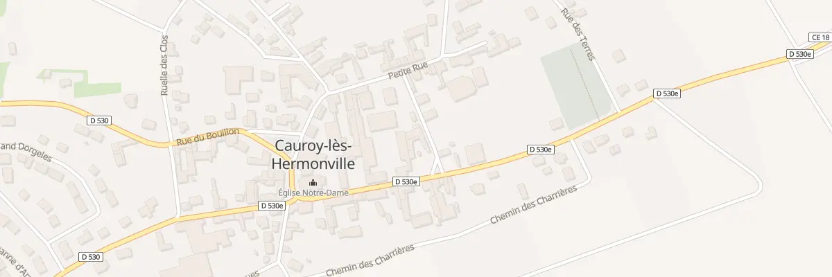 Plan du 5 Rue du Général de Gaulle à Cauroy-lès-Hermonville