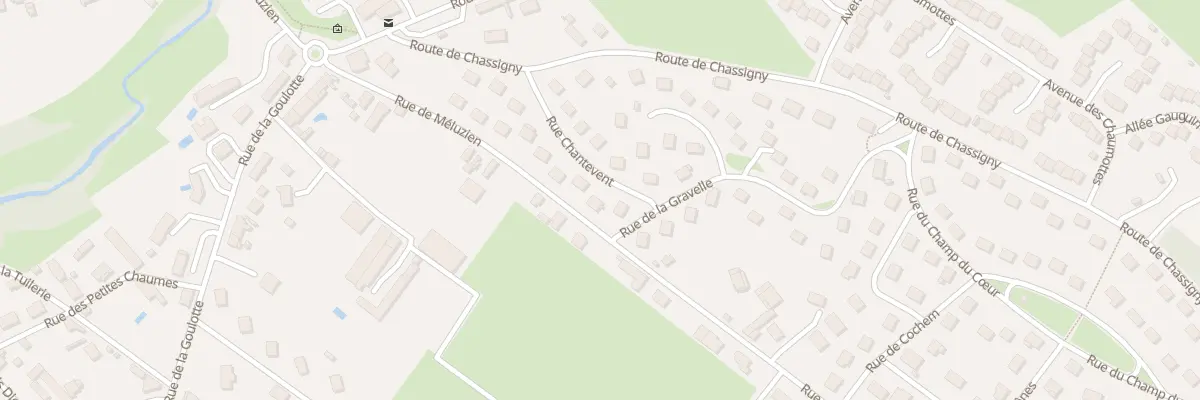 Plan du 14 Rue Chantevent à Avallon