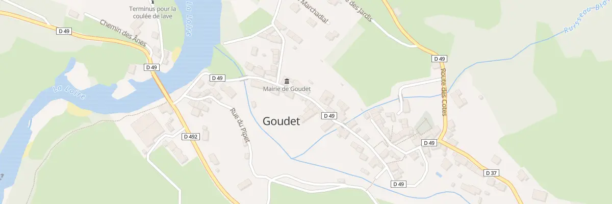 Plan du 5033 Le Bourg à Goudet