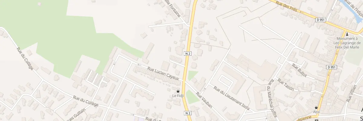 Plan du 33 Av du Pont Rouge à Avesnes-sur-Helpe