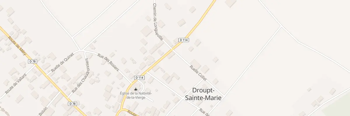 Plan du 89 Le Village à Droupt-Sainte-Marie